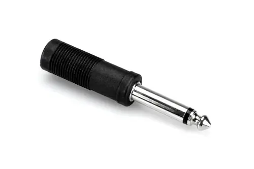 1/4 in TRS to 1/4 in TS Adapter : Hosa Same Day Shipping