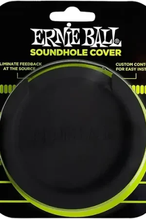 Worldwide Shipping P09618 Acoustic Soundhole Cover Black : Ernie Ball