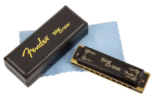 099-0702-001 Blues DeVille Harmonica, Key of C : Fender While Supplies Last