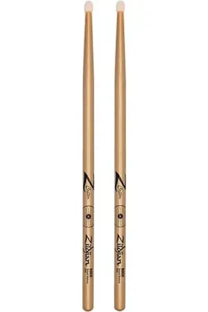 Z5BCGN-ZC Limited-Edition Z Custom Gold Chroma Drum Sticks 5B Nylon : Zildjian Final Sale
