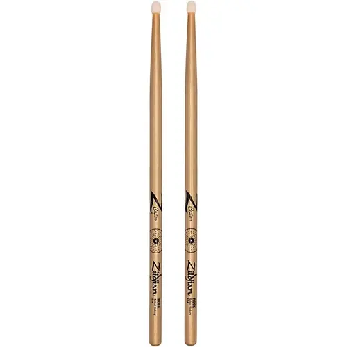 Z5BCGN-ZC Limited-Edition Z Custom Gold Chroma Drum Sticks 5B Nylon : Zildjian Final Sale