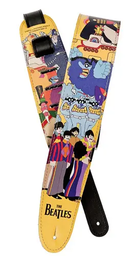 25LB06 The Beatles "Yellow Submarine" Guitar Strap : D'Addario Trusted Brand