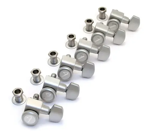 099-0818-000 Locking Tuning Machines Set - Brushed Chrome : Fender Best Choice