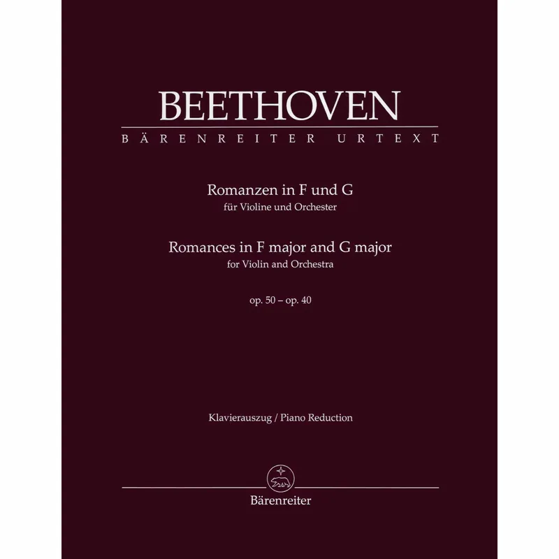 Beethoven — Romances in F Major and G Major, Op. 50 & 40 Free Delivery