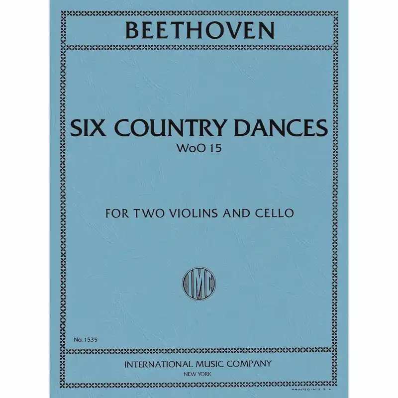 Beethoven — Six Country Dances, WoO 15 for Two Violins and Cello Exclusive