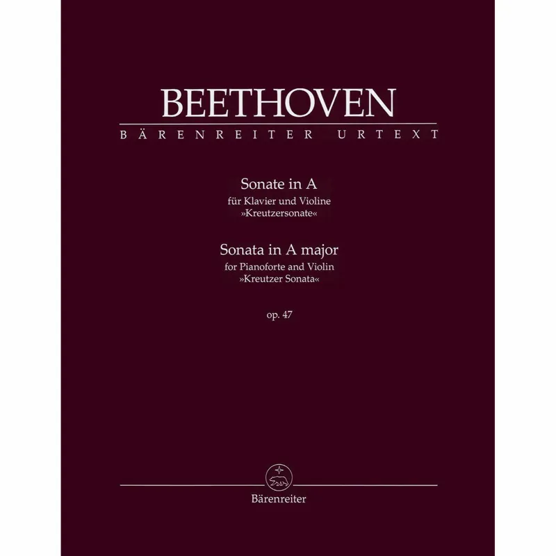 Worldwide Shipping Beethoven — Sonata in A Major, Op. 47 (Kruetzer Sonata) for Violin and Piano