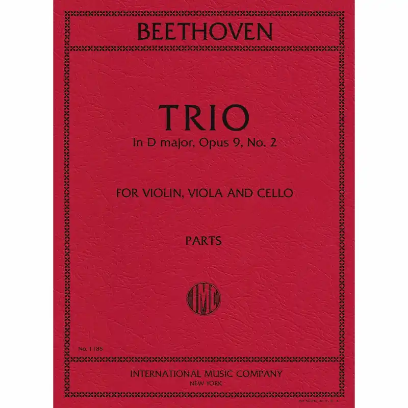 Price Cut Beethoven — Trio in D Major, Op. 9, No. 2 for Violin, Viola, and Cello