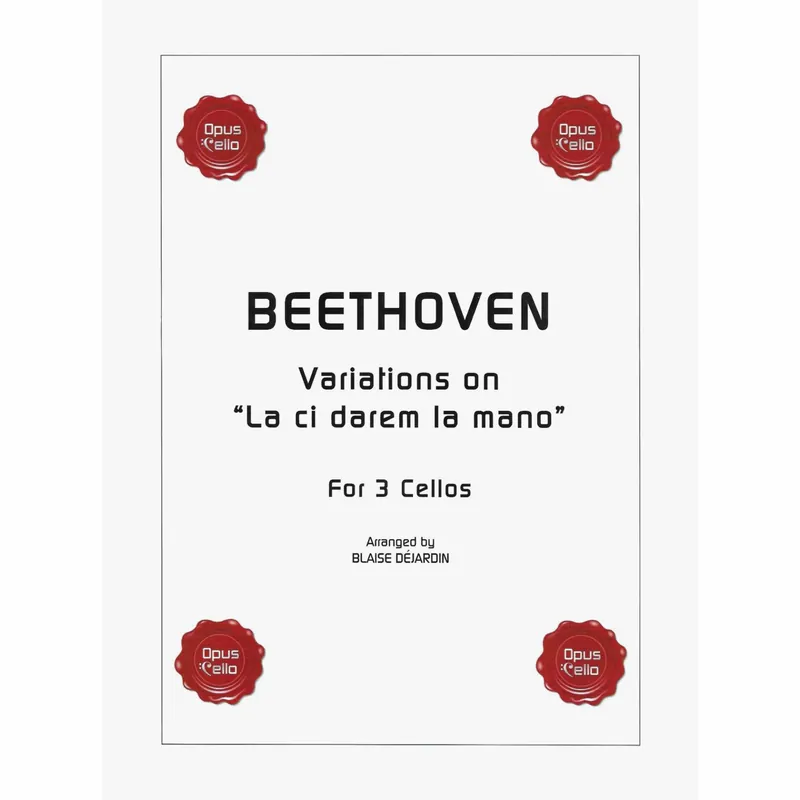Beethoven — Variations on La ci darem la mano for Three Cellos Clearance