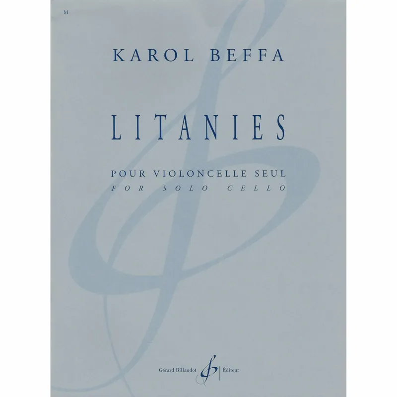Beffa — Litanies for Solo Cello Buy Online