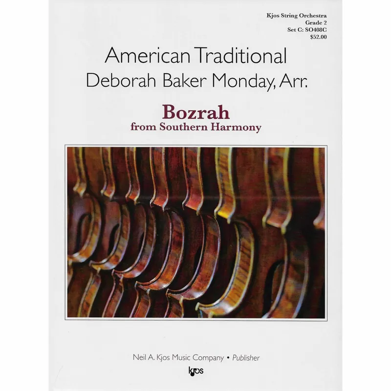 Authentic Bozrah, from Southern Harmony for String Orchestra