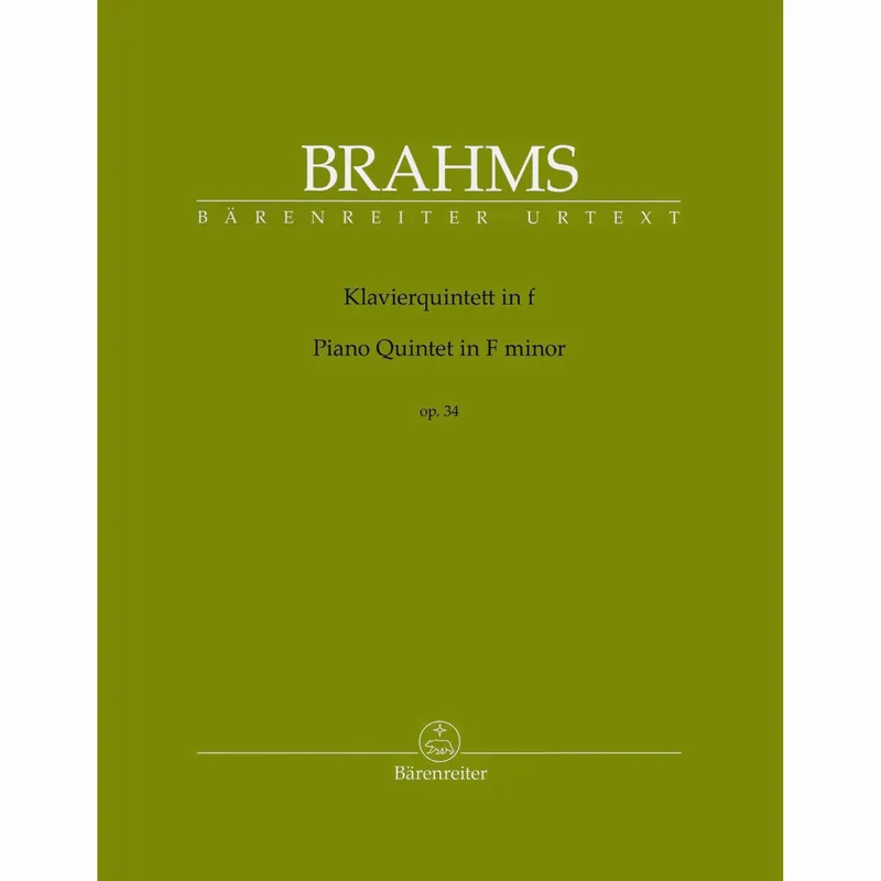 Brahms — Piano Quintet in F Minor, Op. 34 Genuine