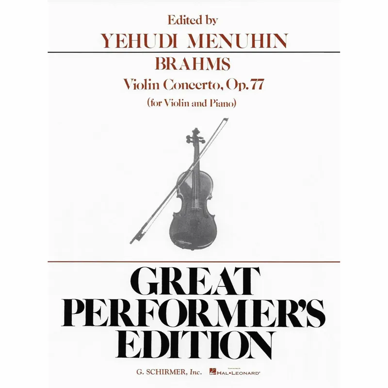 Brahms — Violin Concerto, Op. 77 for Violin and Piano Discount
