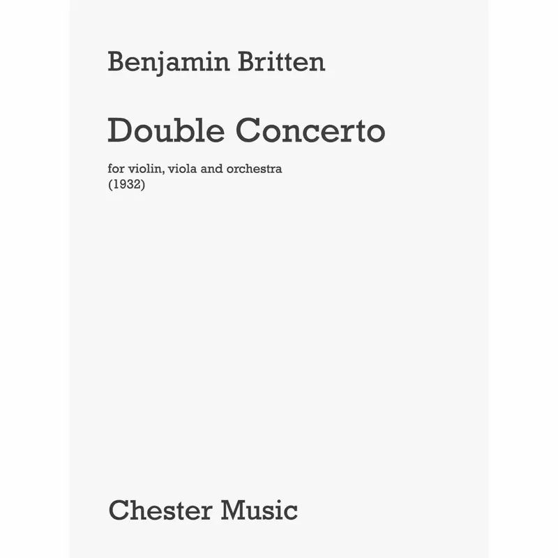 Grab Now Britten — Double Concerto for Violin, Viola and Piano