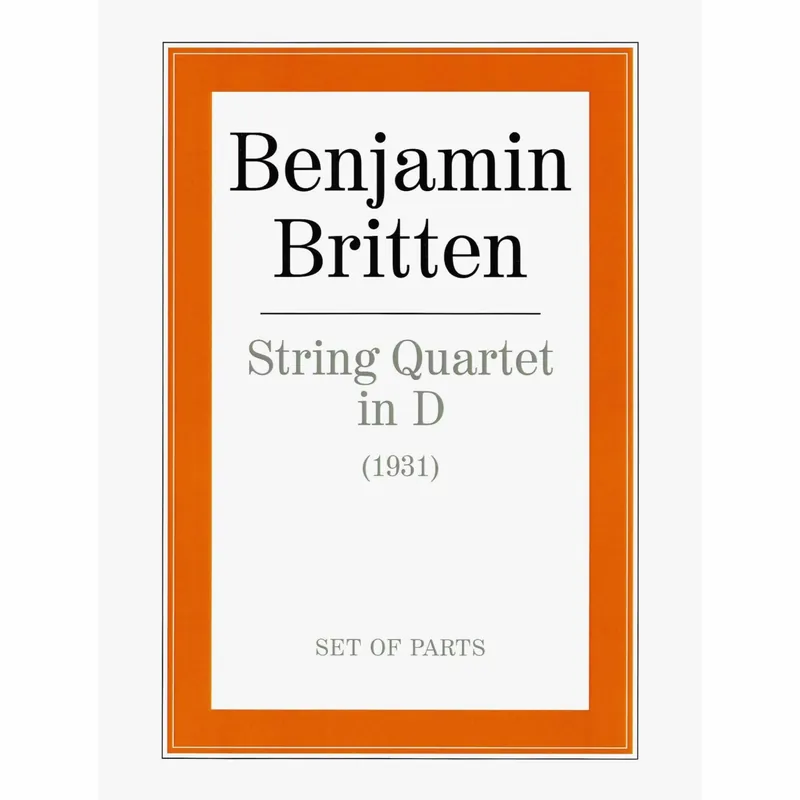 Wholesale Britten — String Quartet in D (1931)