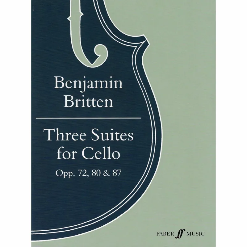 Britten — Three Suites, Opp. 72, 80 & 87 for Solo Cello New Arrival