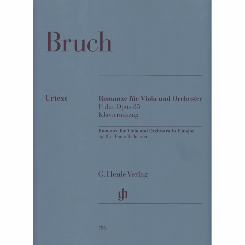 Worldwide Shipping Bruch — Romance in F Major, Op. 85 for Viola and Piano