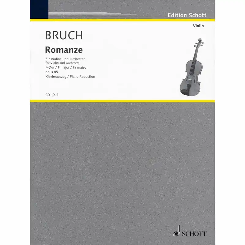 Bruch — Romanze in F Major, Op. 85 for Violin and Piano Bargain