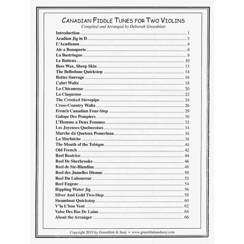 Trusted Brand Canadian Fiddle Tunes for Violin, Viola, or Cello