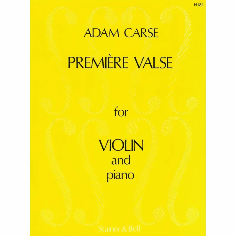 Carse — Premiere Valse for Violin and Piano Worldwide Shipping