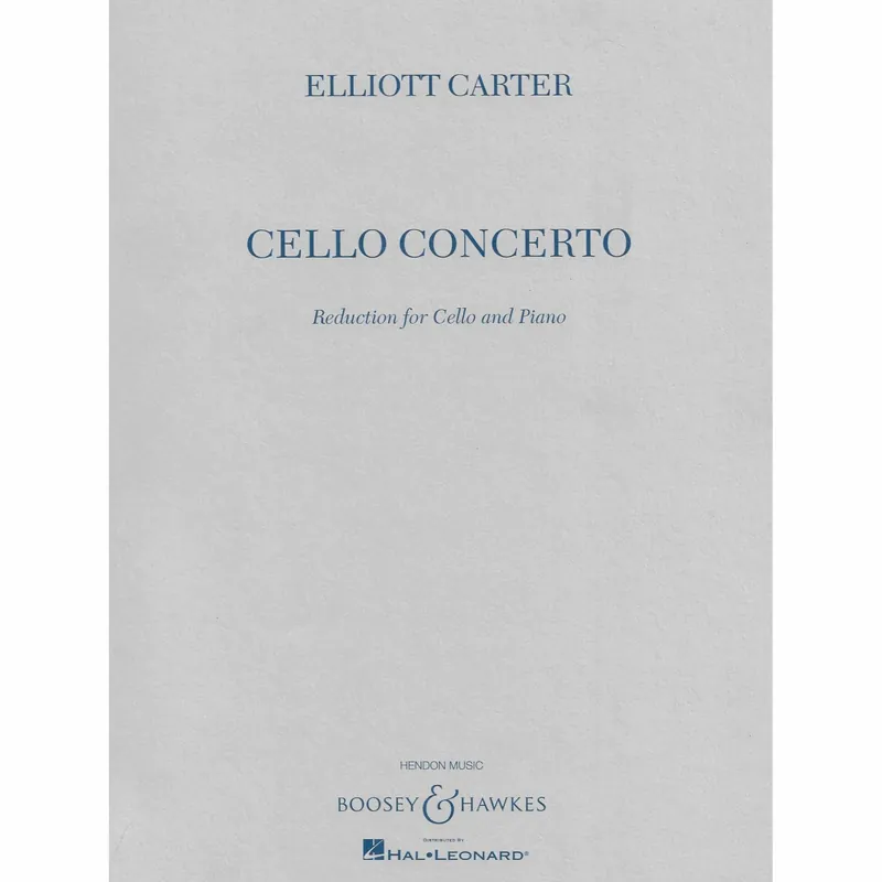 Carter — Cello Concerto Sale