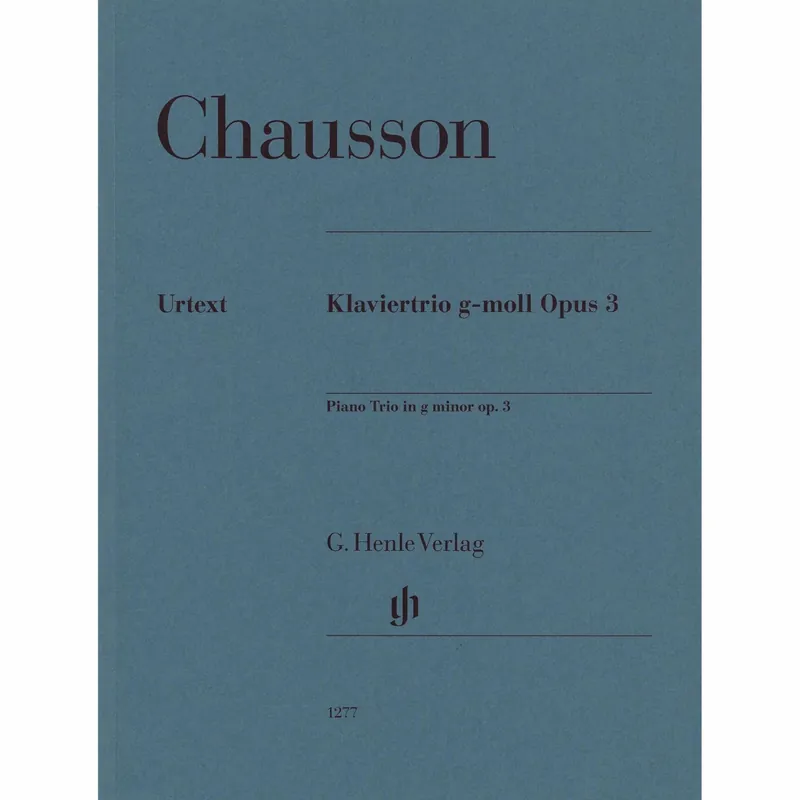 Chausson — Piano Trio in G Minor, Op. 3 Worldwide Shipping