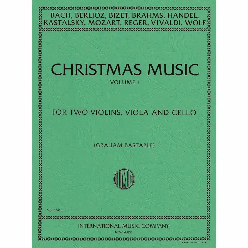 Authentic Christmas Music for String Quartet, Volume I