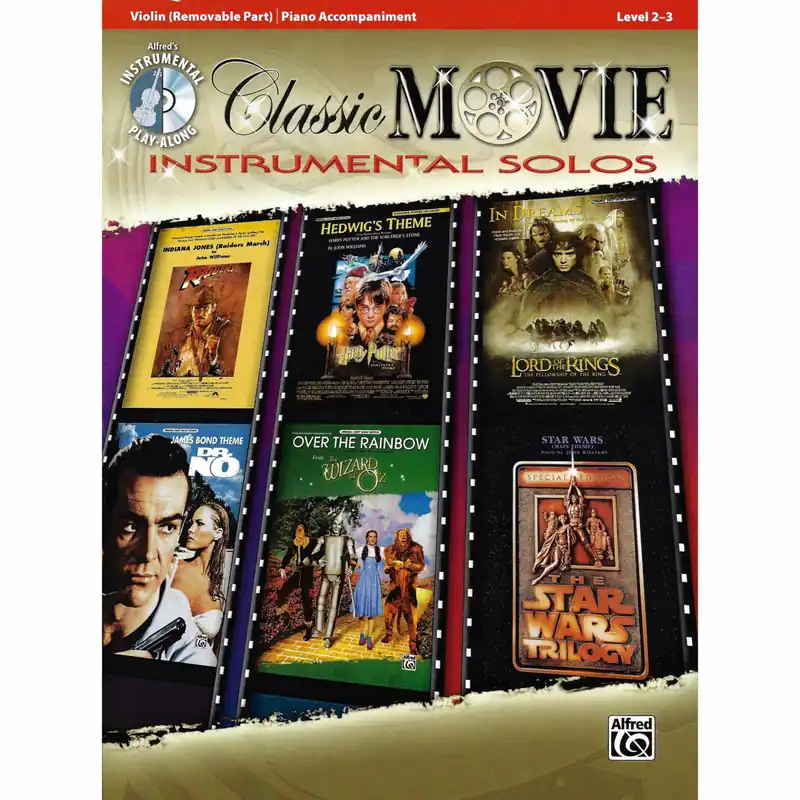 Classic Movie Solos for Violin, Viola, or Cello and Piano Premium