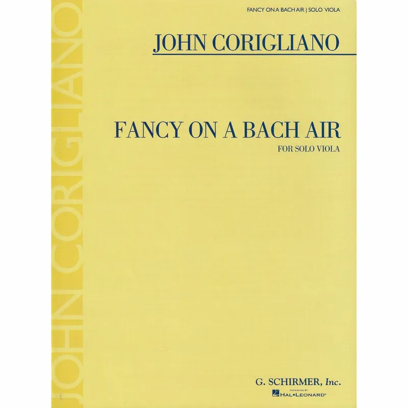 Corigliano — Fancy on a Bach Air for Solo Viola Bargain