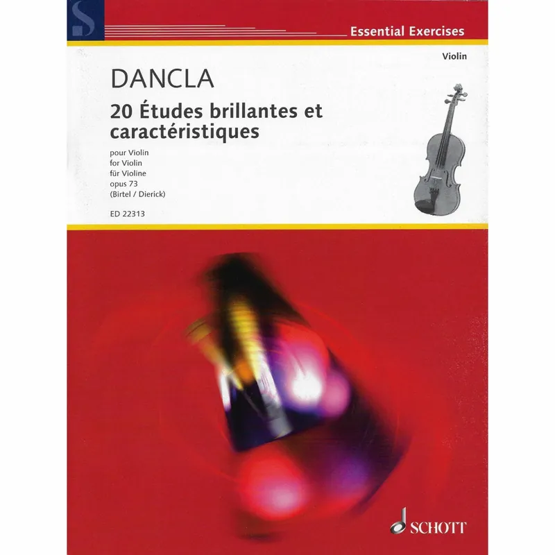 Dancla — 20 Etudes Brillantes et Caracteristiques, Op. 73 for Violin Special Offer