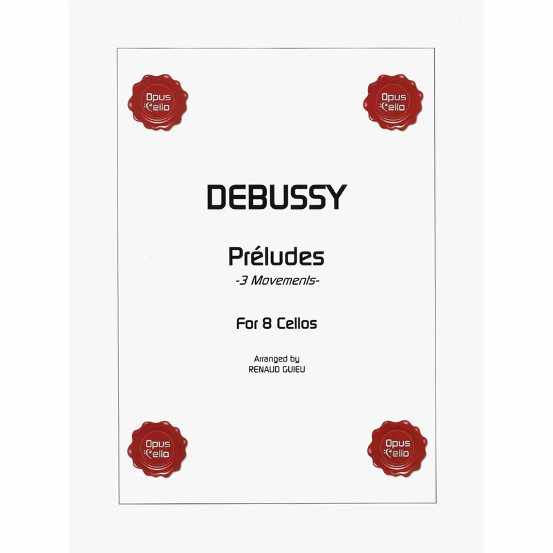 Debussy — Three Movements, from Preludes for Eight Cellos Limited Time