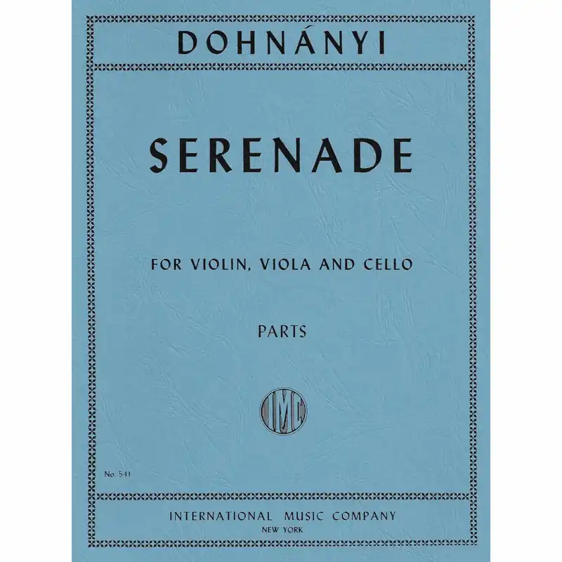 Dohnanyi — Serenade in C Major, Op. 10 for Violin, Viola, and Cello Certified