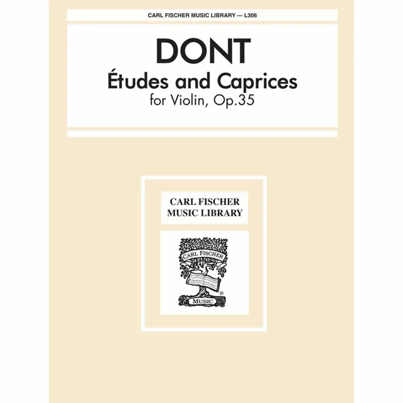 Dont — Etudes and Caprices, Op. 35 for Violin Direct From Manufacturer