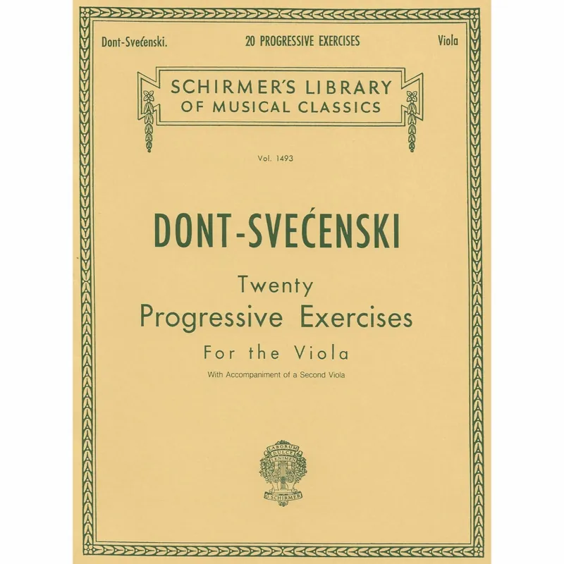 No Minimum Order Dont — Twenty Progressive Exercises, Op. 38 for Two Violas