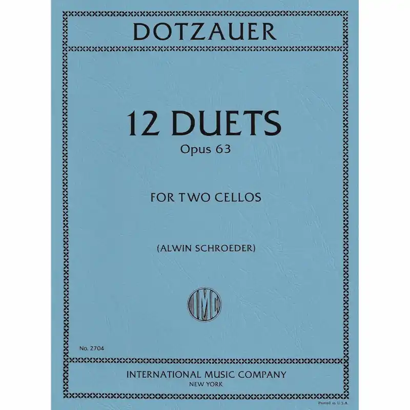Top Rated Dotzauer — 12 Duets, Op. 63 for Two Cellos