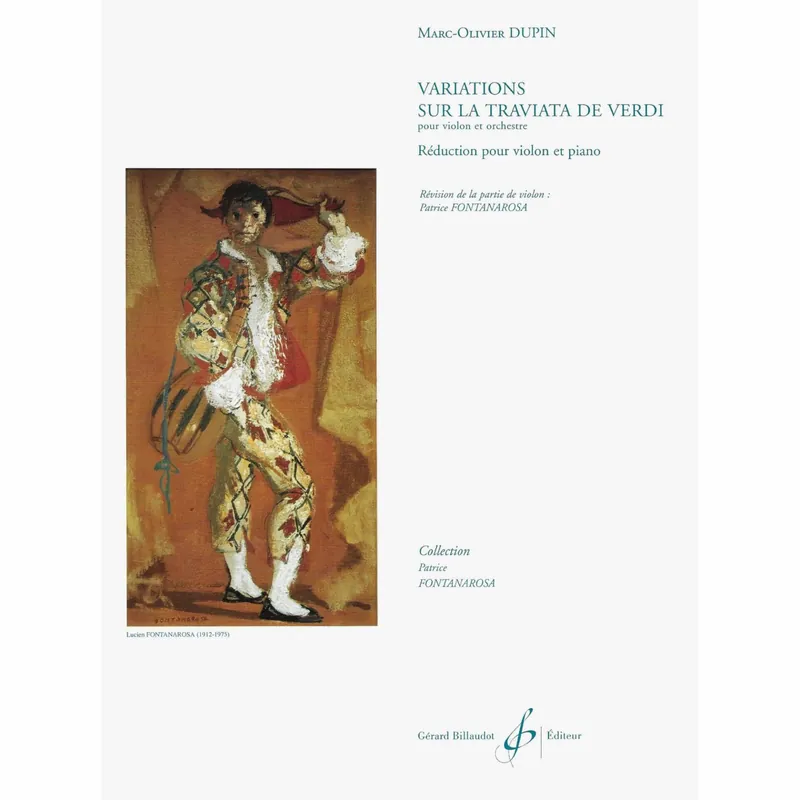 Dupin – Variations sur La Traviata de Verdi for Violin and Piano Best Price