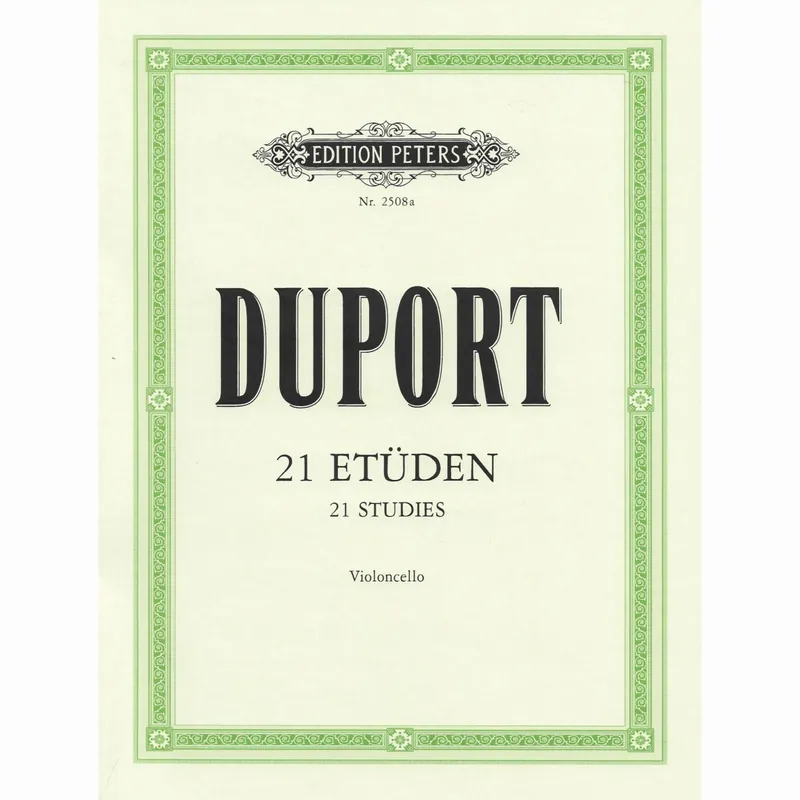 Duport — 21 Studies for Cello No Minimum Order