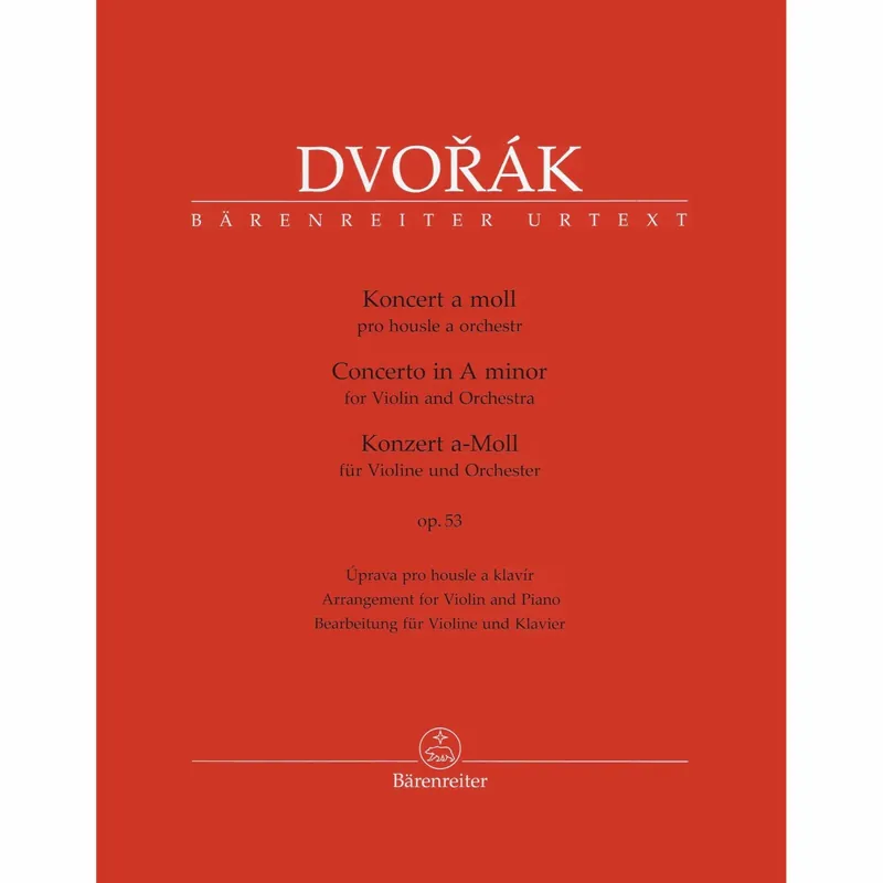 Dvorak — Concerto in A Minor, Op. 53 for Violin and Piano Holiday Sale