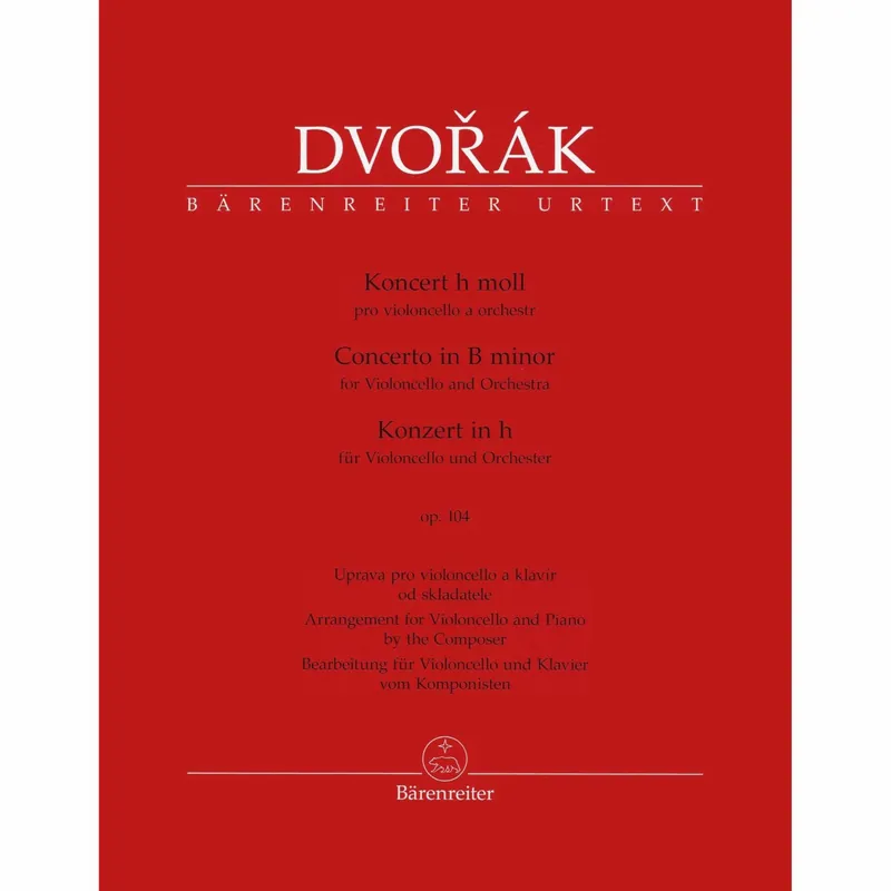 Reduced Price Dvorak — Concerto in B Minor, Op. 104 for Cello and Piano