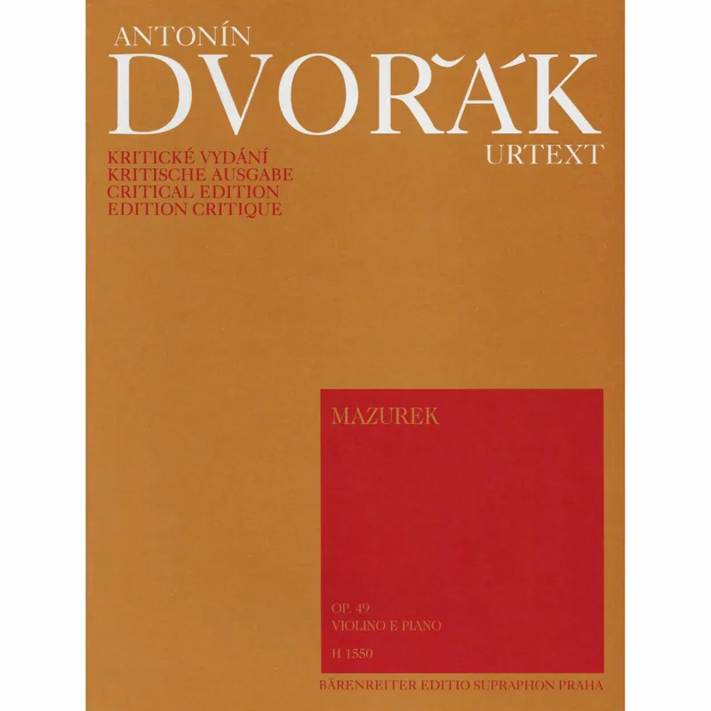 Price Cut Dvorak — Mazurka, Op. 49 for Violin and Piano