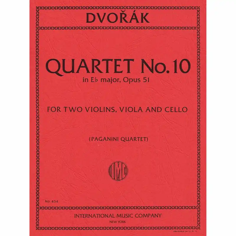 Special Discount Dvorak — Quartet No. 10 in E-flat Major, Op. 51