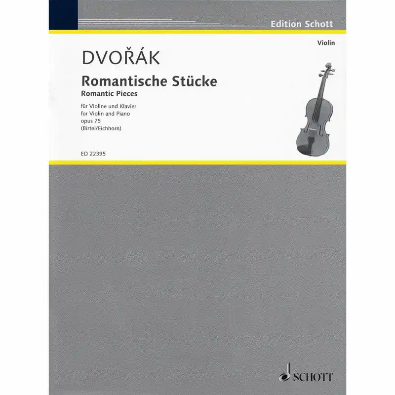 New Release Dvorak — Romantic Pieces, Op. 75 for Violin and Piano
