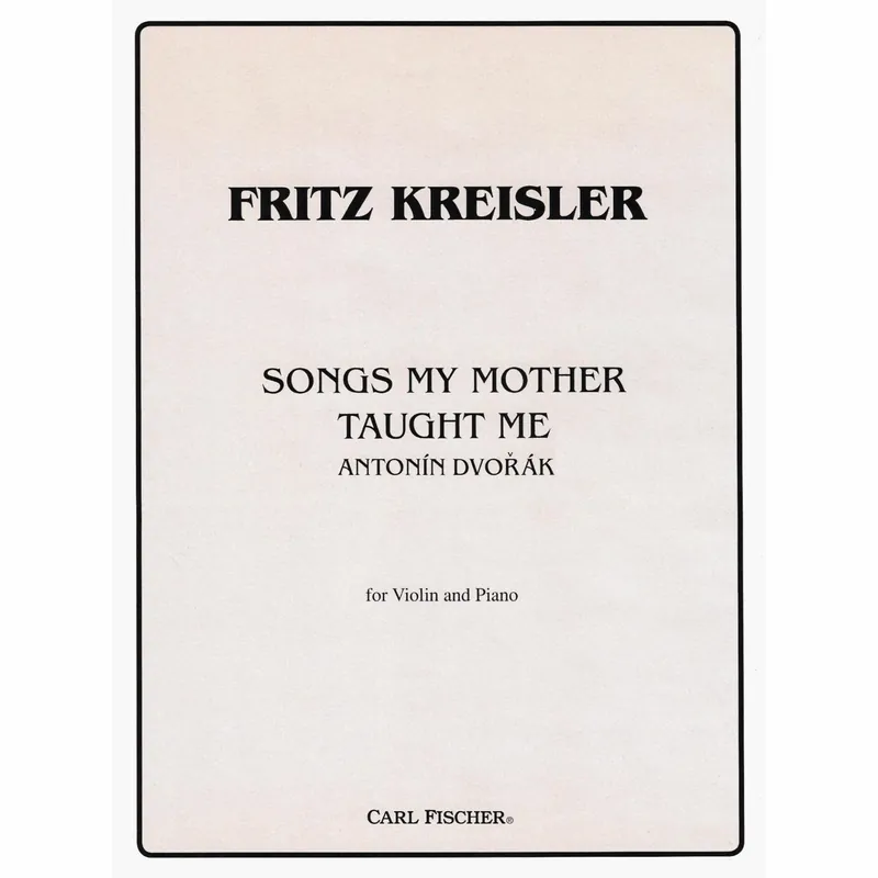 Special Discount Dvorak — Songs My Mother Taught Me for Violin and Piano