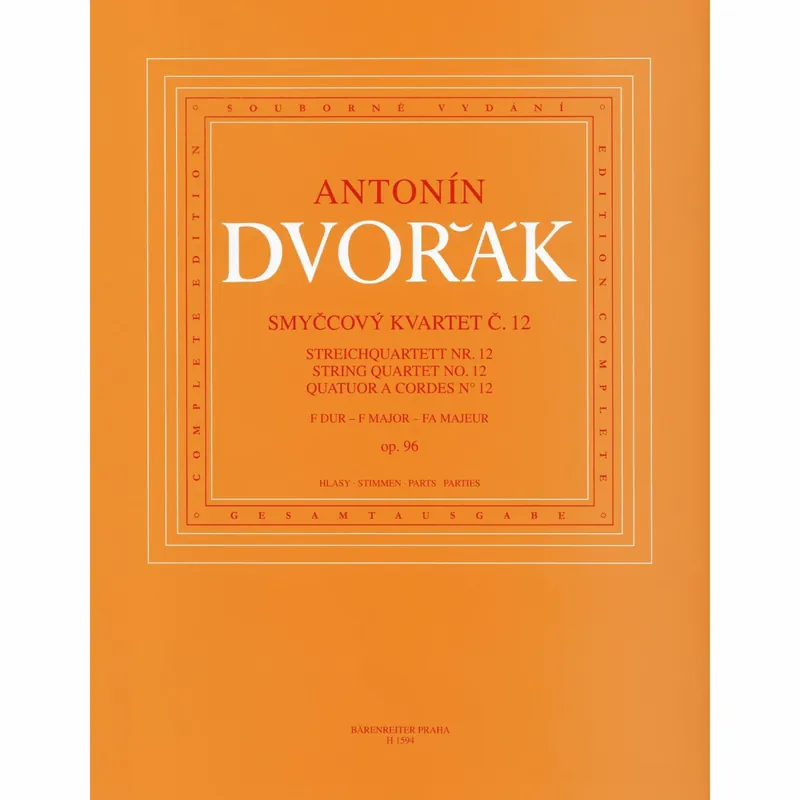 Big Sale Dvorak — String Quartet No. 12 in F Major, Op. 96 (American)