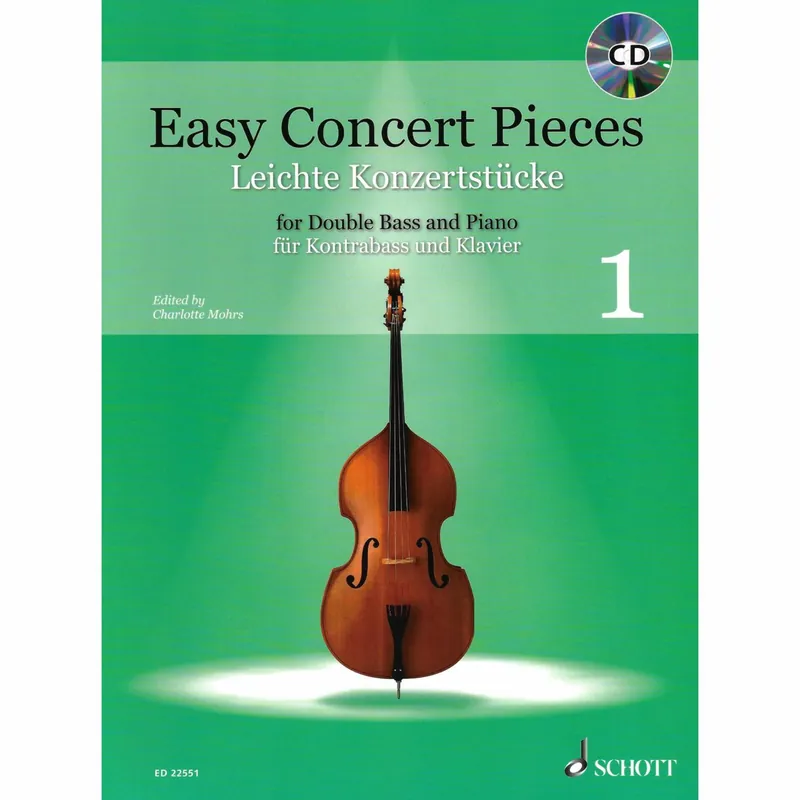 Markdown Easy Concert Pieces, Vols. 1-3 for Bass and Piano