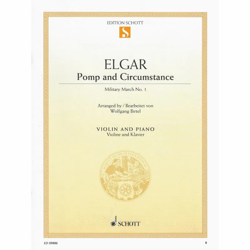 Time-Limited Elgar — Pomp & Circumstance Military March No. 1, Op. 39, No. 1 for Violin and Piano