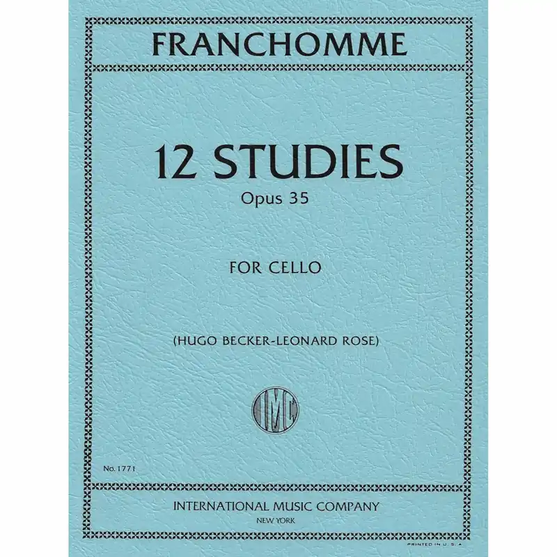 Price Drop Franchomme — 12 Studies, Op. 35 for Cello