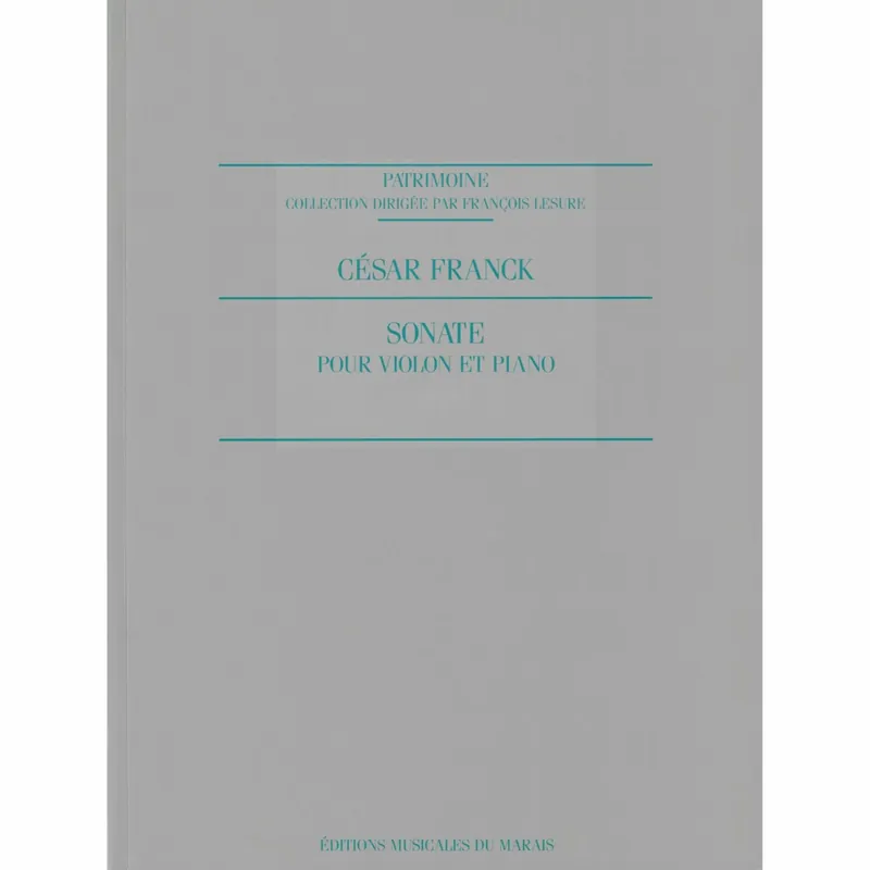 Franck — Sonata for Violin and Piano Shop Now