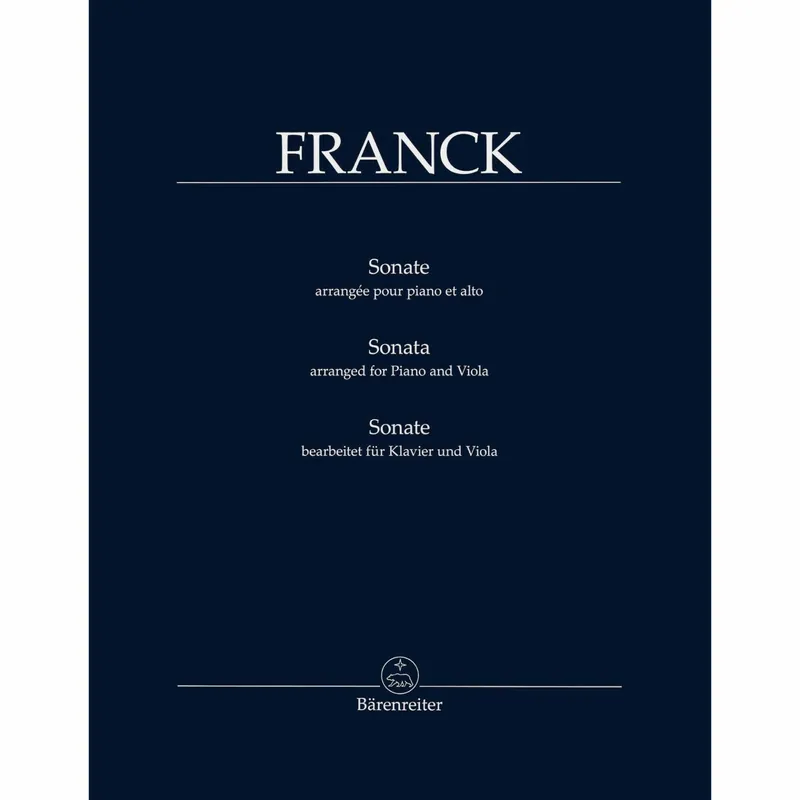 Franck — Sonata in A Major for Viola and Piano Reduced Price