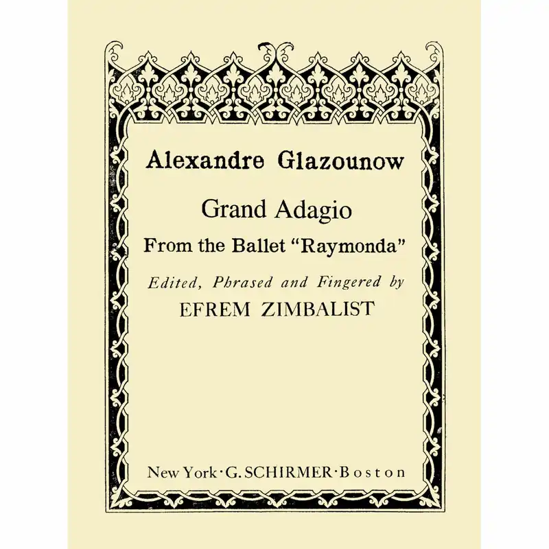 Glazunov — Grand Adagio, from Raymonda for Violin and Piano Best Seller