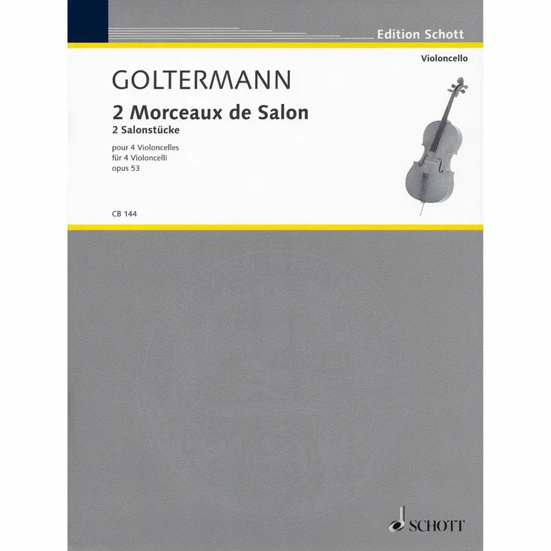 Place Order Goltermann — 2 Morceaux de Salon, Op. 53 for Four Cellos
